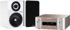Marantz Melody X M-CR612 Silver Gold + Elipson Prestige Facet 6B Blanc + 5 mètres de câble Norstone CL150