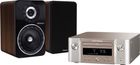Marantz Melody X M-CR612 Silver Gold + Elipson Prestige Facet 6B Noyer et 5 mètres de câble Norstone CL150