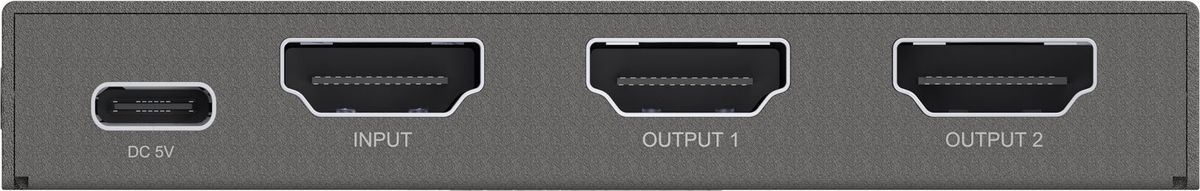 Connectique du commutateur Marmitek Split 712