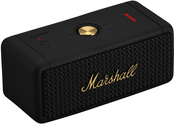 Marshall Emberton II Black and Brass - Enceintes Bluetooth portables
