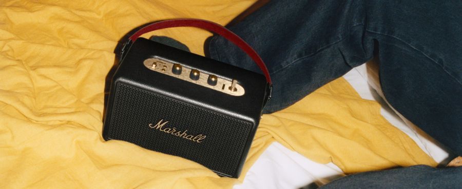 Mise en situation Marshall Kilburn III finition black and brass Mise en situation Marshall Kilburn III