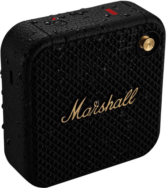 Marshall Willen Black and Brass - Enceintes Bluetooth portables