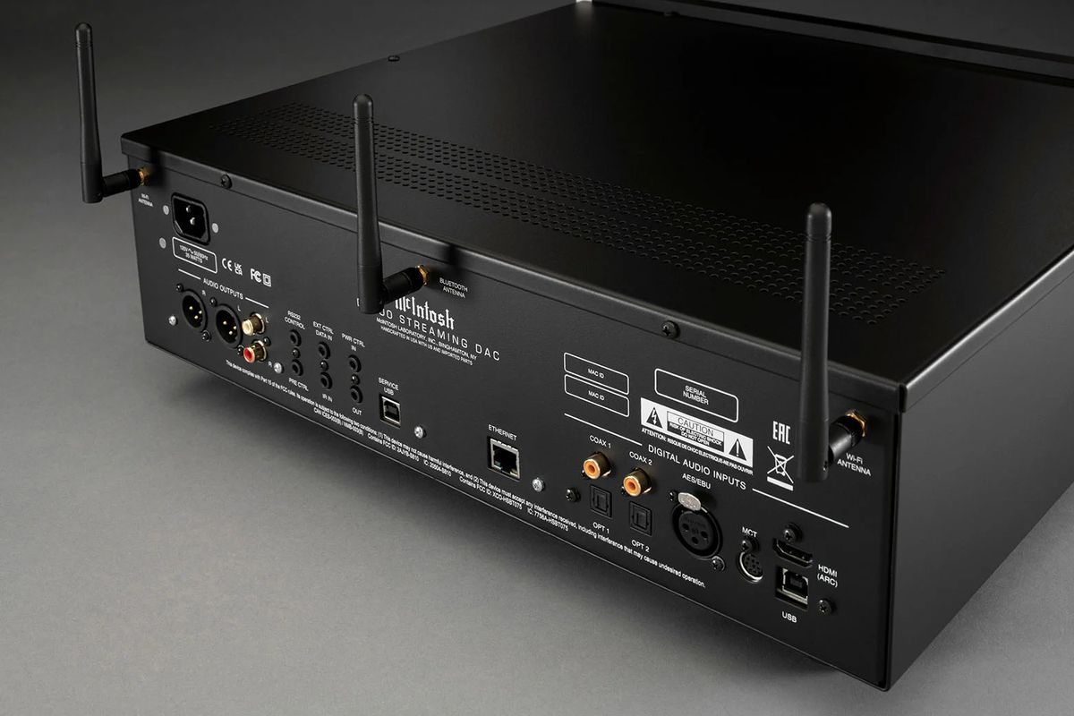 Connectique du lecteur réseau McIntosh DS200 Connectique du lecteur réseau McIntosh DS200