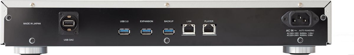 Le port USB du serveur audio Melco N50-S38 permet son utilisation avec ampli-DAC ou un DAC USB. Le serveur audio Melco N50-S38 peut être utilisé avec DAC USB ou un ampli-DAC.