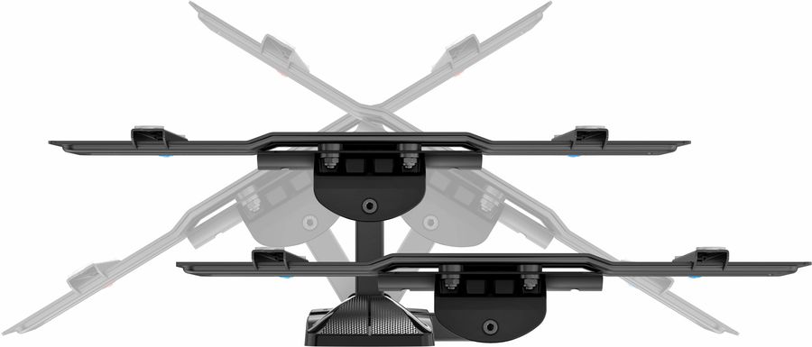 Vue technologique orientation support TV