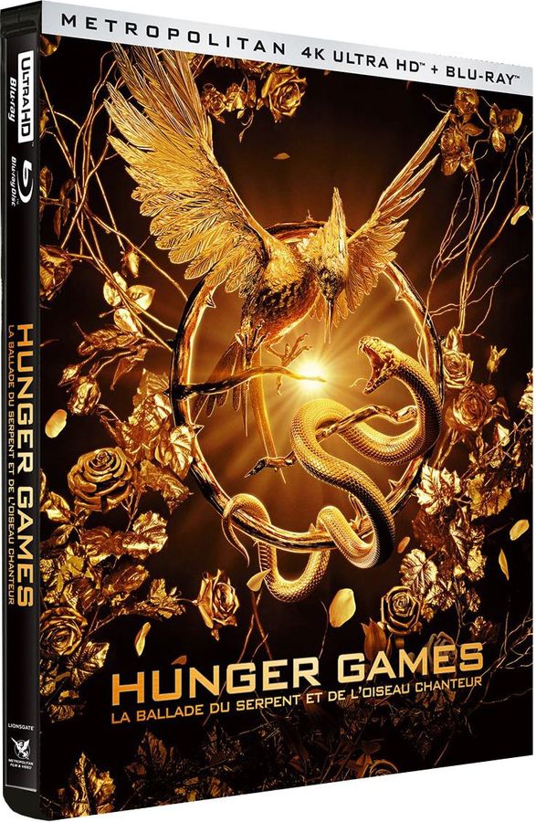 Blu-ray Metropolitan Vidéo Hunger Games : La Ballade du serpent et de l'oiseau chanteur Édition Limitée Steelbook