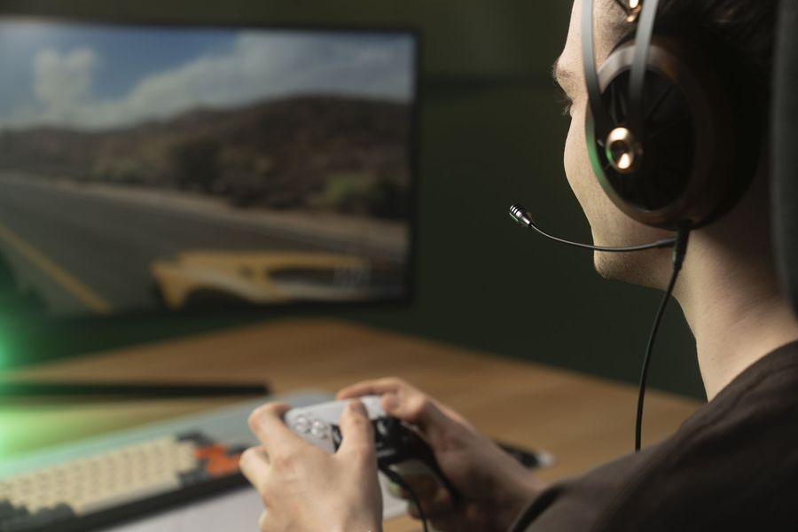 Microphone Meze Boom Mic : mise en situation