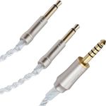 Meze câble Premium Cuivre Argent 3,5 mm vers 4.4 mm