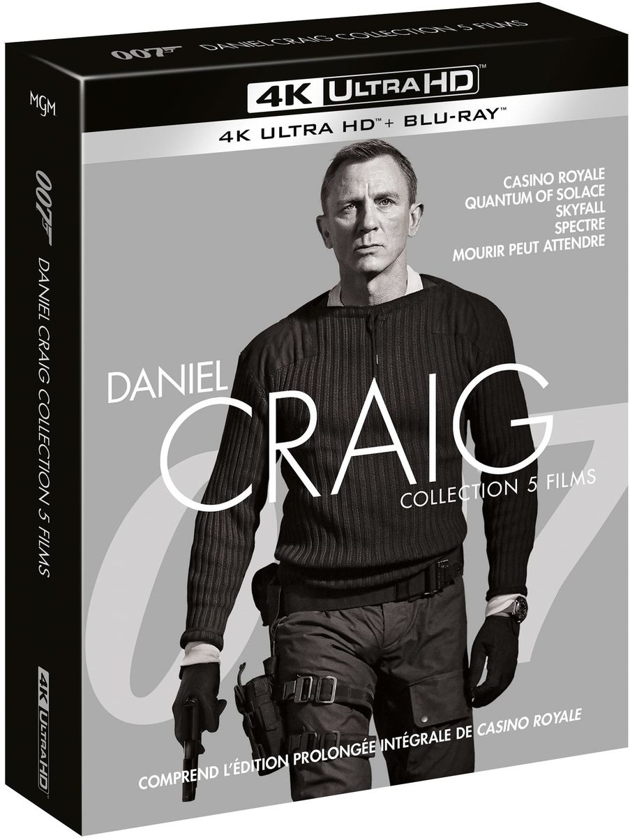 Blu-ray MGM / United Artists Coffret James Bond 007, Daniel Craig