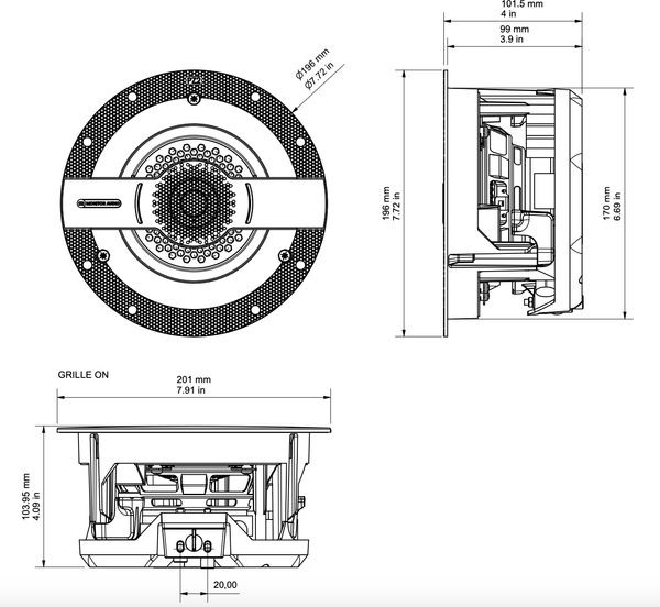 Sch&eacute;ma dimensions