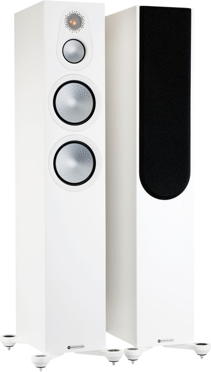 Monitor Audio Silver 50 7G Satin White, Regal-/Kompaktlautsprecher – QRMA