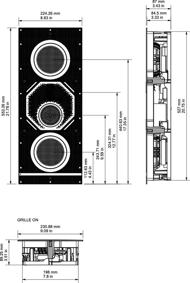 Sch&eacute;ma dimensions