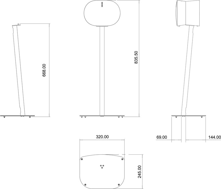 Sch&eacute;ma dimensions