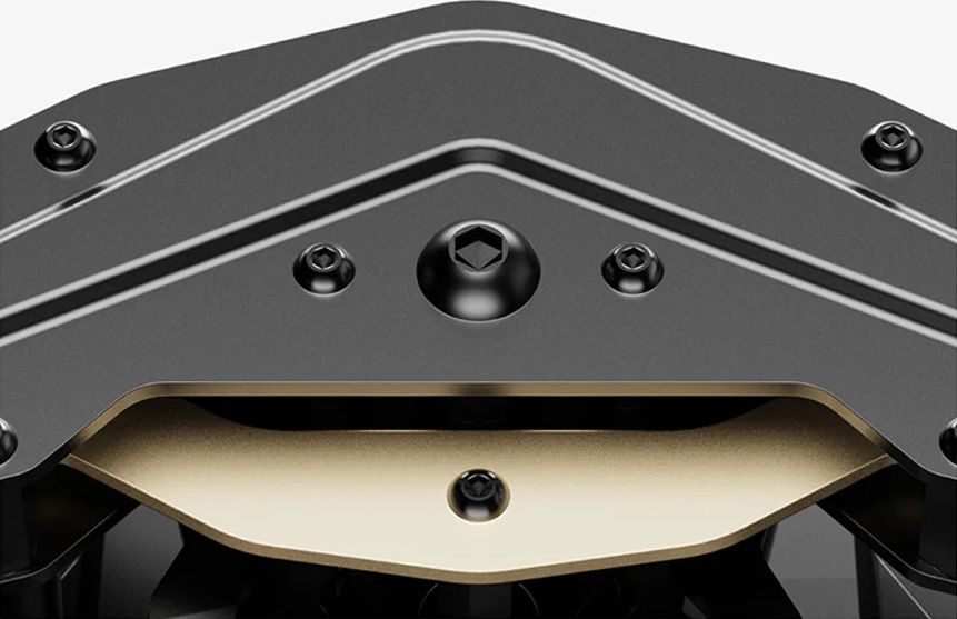 P&eacute;dales de gouvernail Moza Racing MRP Rudder Pedals aluminium robuste