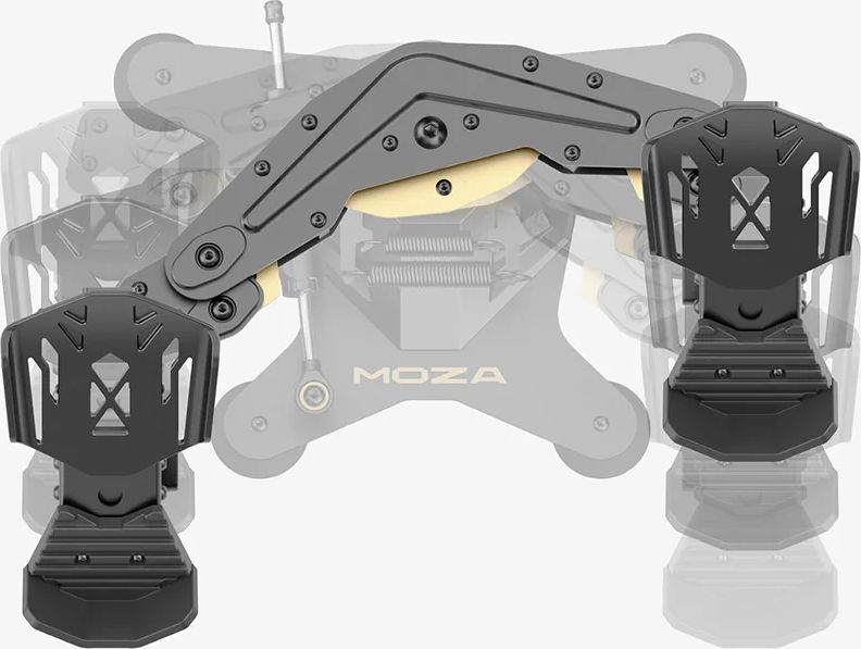 Moza Racing MRP Rudder Pedals m&eacute;canisme lin&eacute;aire pour contr&ocirc;le pr&eacute;cis