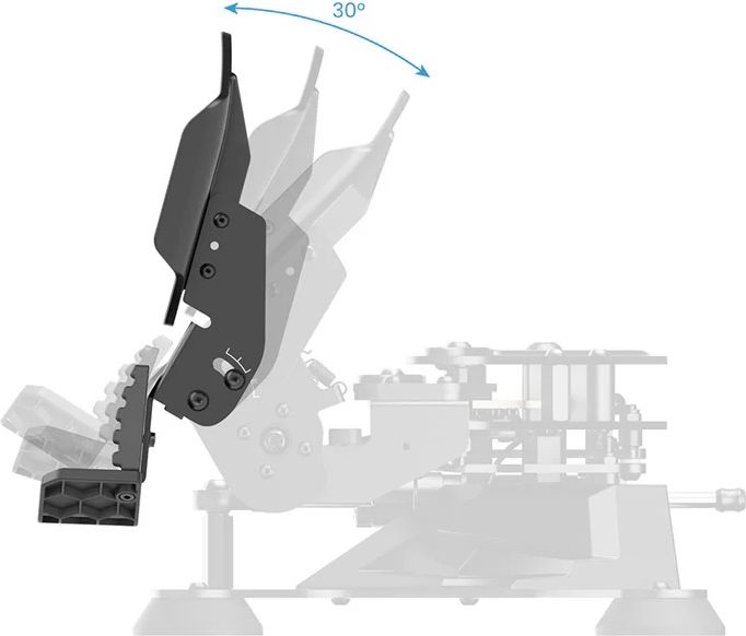 Moza Racing MRP Rudder Pedals angle p&eacute;dales r&eacute;glable ergonomie