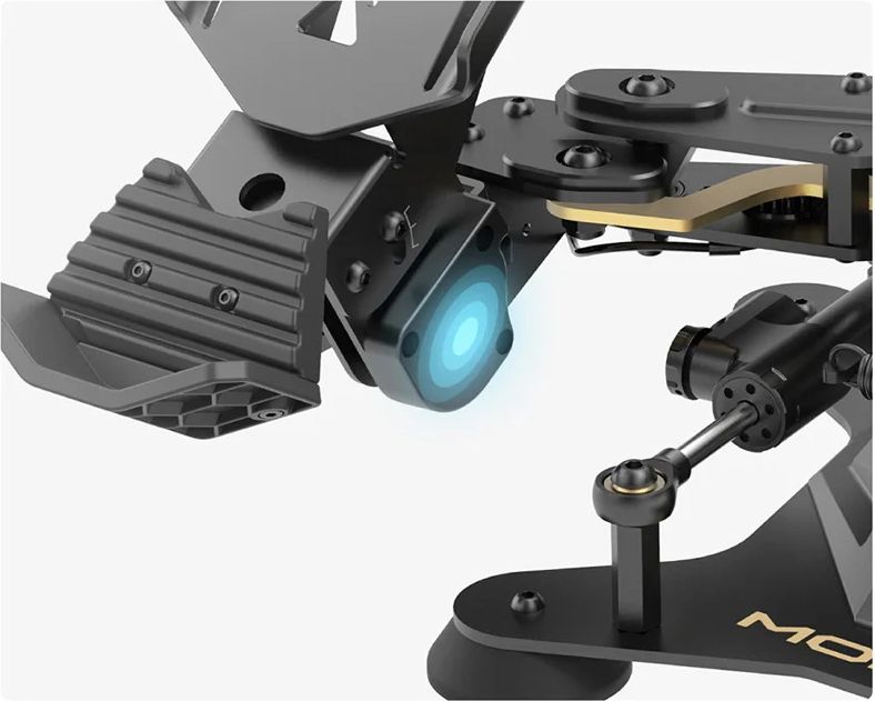 Moza Racing MRP Rudder Pedals capteurs effet Hall haute pr&eacute;cision