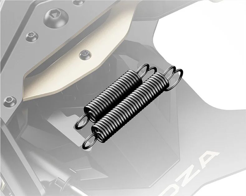 Moza Racing MRP Rudder Pedals ressorts interchangeables r&eacute;glage r&eacute;sistance