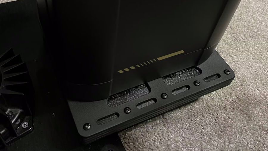 Support Moza Racing Flight Base Mount Adapter AS006 en acier carbone pour fixation stable de p&eacute;riph&eacute;riques flightsim