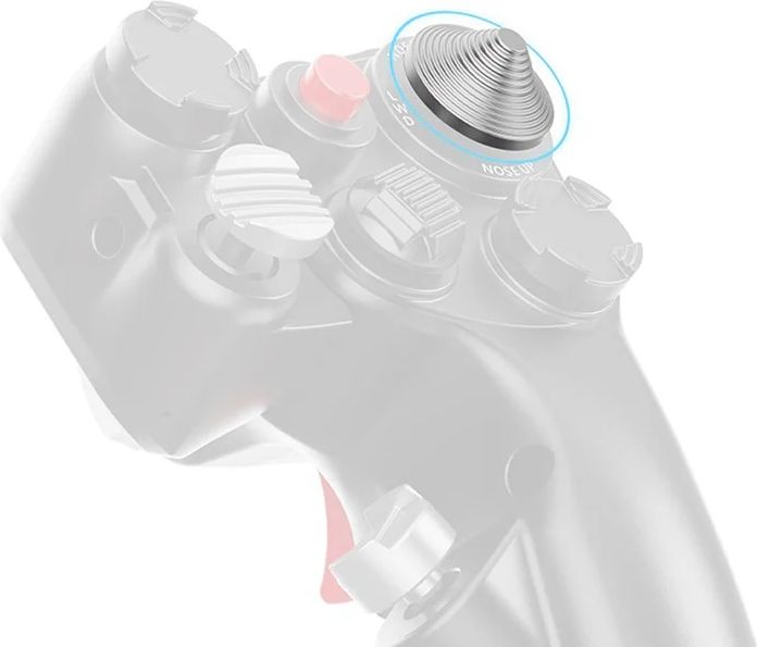 Interrupteur &agrave; 8 voies ALPS du Moza Racing MH16 Flightstick (AS002) pour contr&ocirc;le pr&eacute;cis en simulateur de vol.