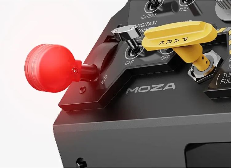 Panneau Moza Racing MTLP Take-off Landing Panel (AS009) &eacute;clairage cockpit interactif et immersif