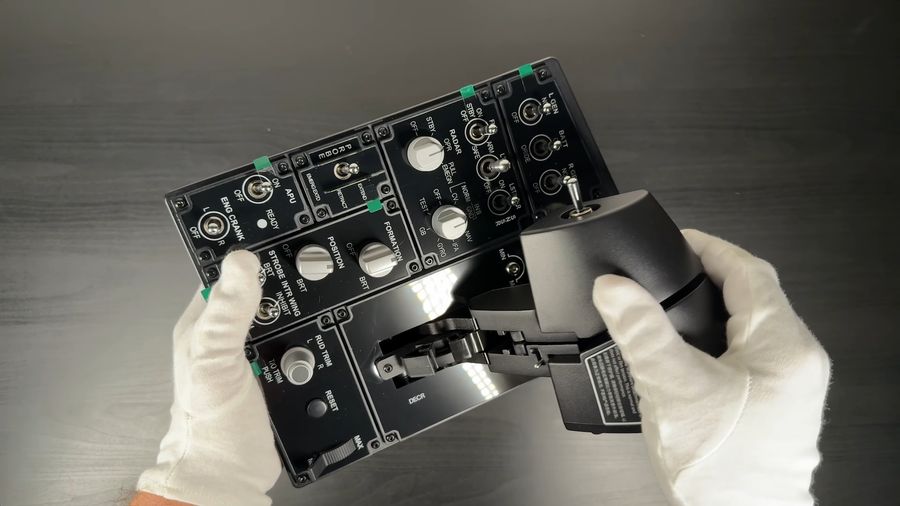 Moza Racing MTP Throttle Panel (AS008) manette de gaz haut de gamme pour flightsim