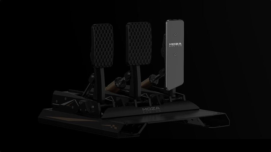 Moza Racing CRP2 Full Length Throttle Plate (RS073), plaque d&rsquo;acc&eacute;l&eacute;rateur longue en aluminium pour p&eacute;dalier Moza Racing CRP2 Load Cell Pedals