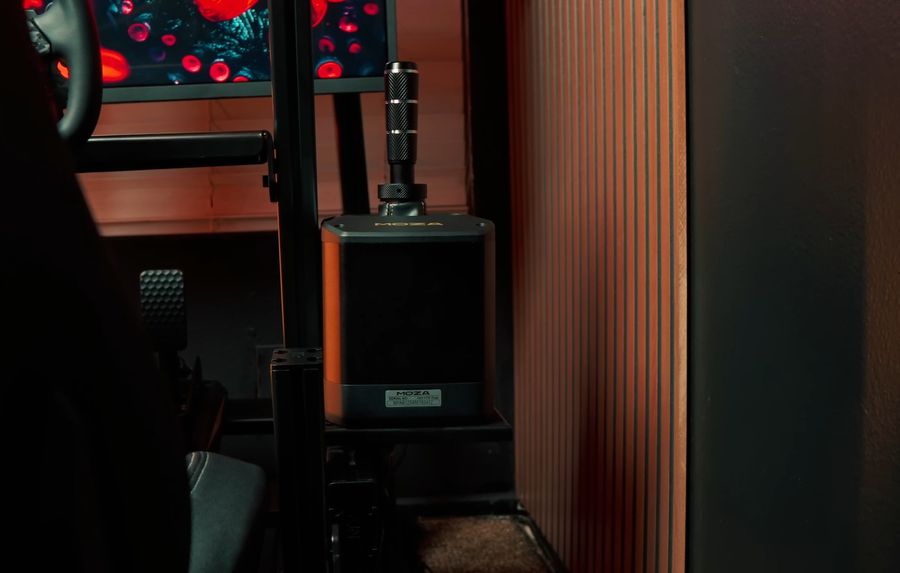 Levier s&eacute;quentiel Moza Racing Active Shifter Knob (RS079) pour bases AB9 FFB Base et AB6 Flight Simulator