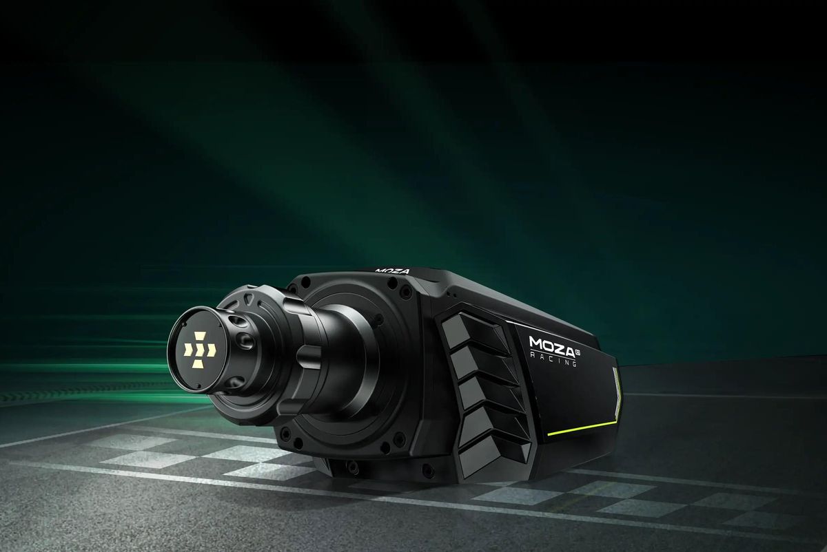 REtrouvez toues les sensations du pilotage avec le moteur de volant Moza Racing R21