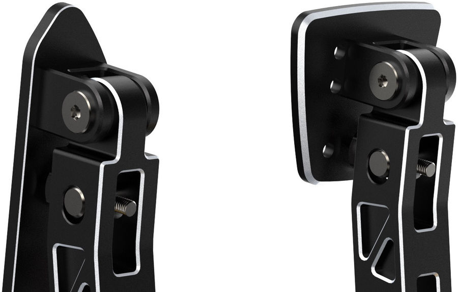 Vue arrière des pédales Moza Racing CRP 2 pédales