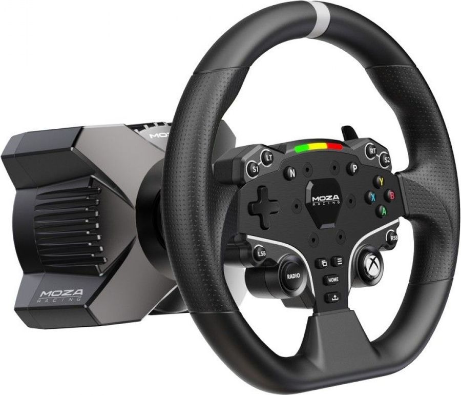 Le moteur du bundle Moza Racing R3 Base + Volant + Pédales offre un retour de force jusqu'à 3,9 Nm.