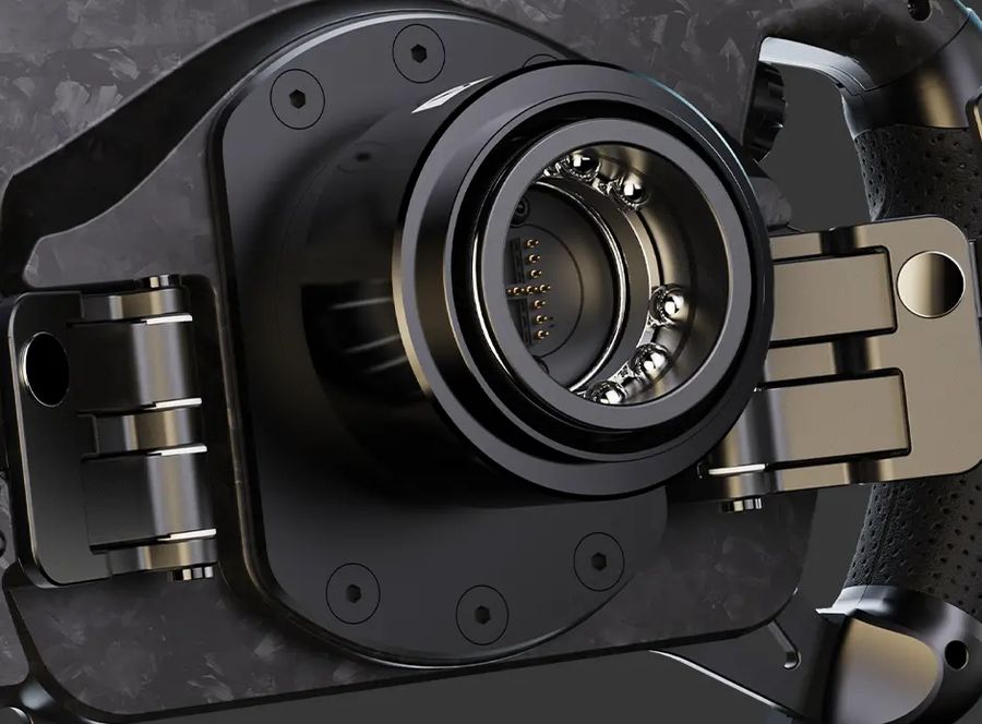 Avec son système Quick Release, le volant de simulation Moza Racing GS V2P GT peut être installé facilement. Le volant de simulation Moza Racing GS V2P GT est équipé du système Quick Release.