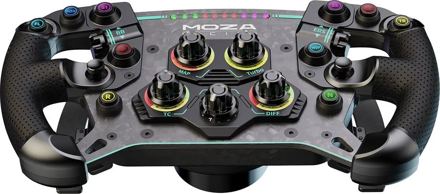 Offrant réalisme et immersion, le Moza Racing GS V2P GT est une véritable réplique d'un volant GT. Réplique d'un véritable volant GT, le Moza Racing GS V2P GT offre immersion et réalisme.
