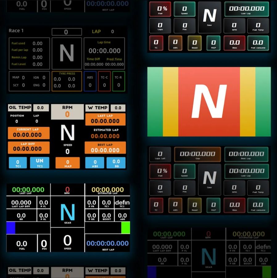 Le Moza Racing CM2 HD Racing Dash (RS072) se personnalise via le logiciel Moza Pit House. Il permet de créer, modifier ou échanger des dashboards selon ses préférences.