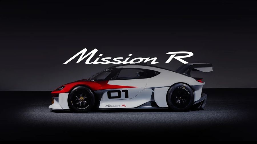 Volant Moza Racing Porsche Mission R sous licence Porsche reproduction fid&egrave;le concept car