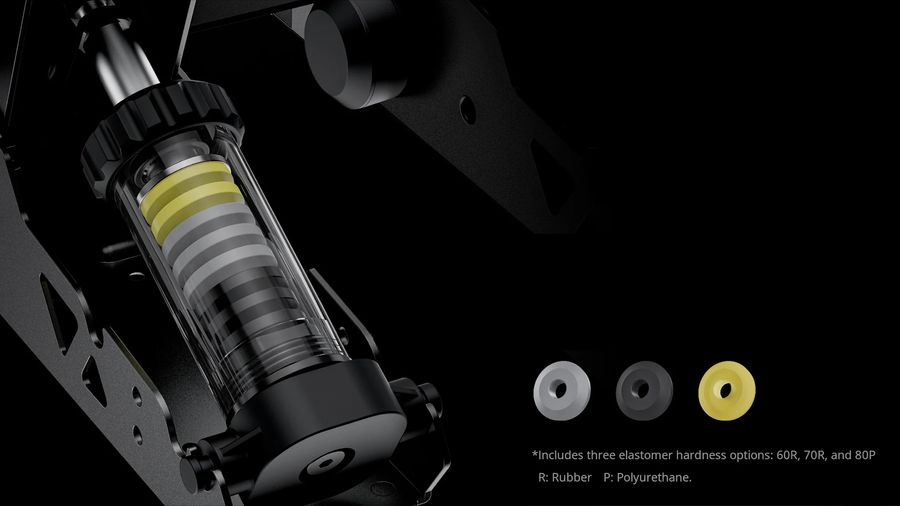 R&eacute;glage de la r&eacute;sistance du frein du p&eacute;dalier Moza Racing SRP2 Racing Pedals (RS098)