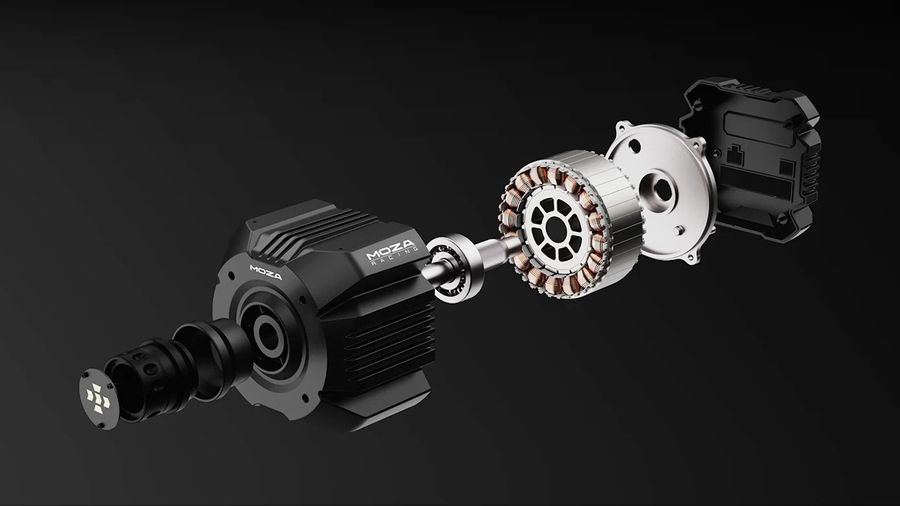 Base Direct Drive de 6 Nm du pack Moza Racing R5 Pro Bundle (RS105) avec encodeur magn&eacute;tique 21 bits
