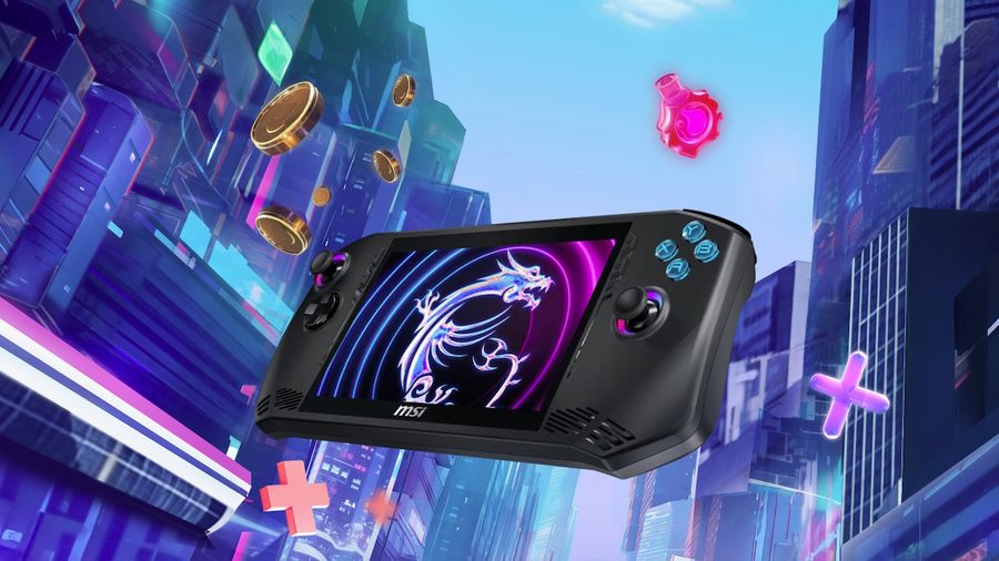 La console portable MSI Claw (A1M-042FR) est équipée d'une dalle IPS 1080p et fonctionne sous Windows 11.