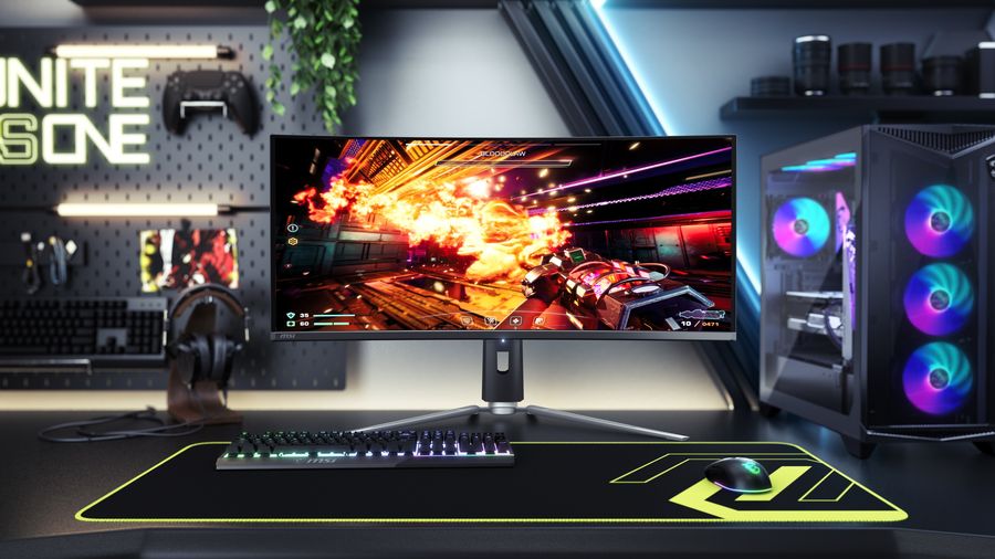 &Eacute;cran gaming MSI MAG 341CQP QD-OLED avec fr&eacute;quence de 175 Hz et certification ClearMR 9000