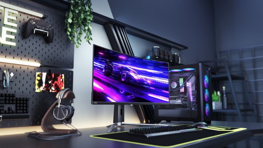 &Eacute;cran gamer MSI MAG 341CQP QD-OLED avec dalle QD-OLED et rendu HDR contrast&eacute;
