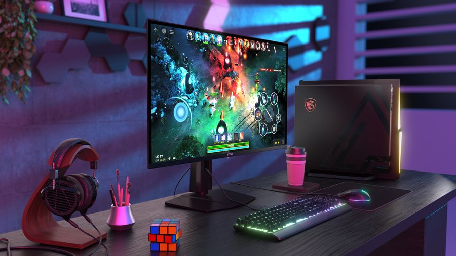 &Eacute;cran gaming MSI MPG 321URX QD-OLED de 31,5 pouces avec dalle QD-OLED 4K UHD