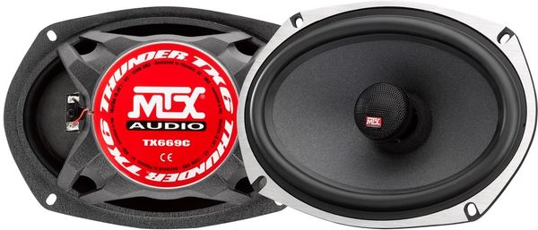 MTX TX265S - Kit Haut-Parleurs 2 Voies 16,5 Cm - 65 W RMS / 260 W Peak - Qualité Sonore Puissante Pour Voiture - Tweeter 20 Mm Dôme Soie