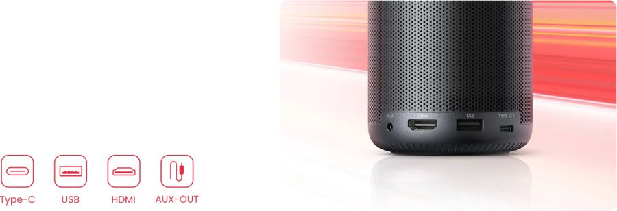 Nebula Capsule 3 : connectique