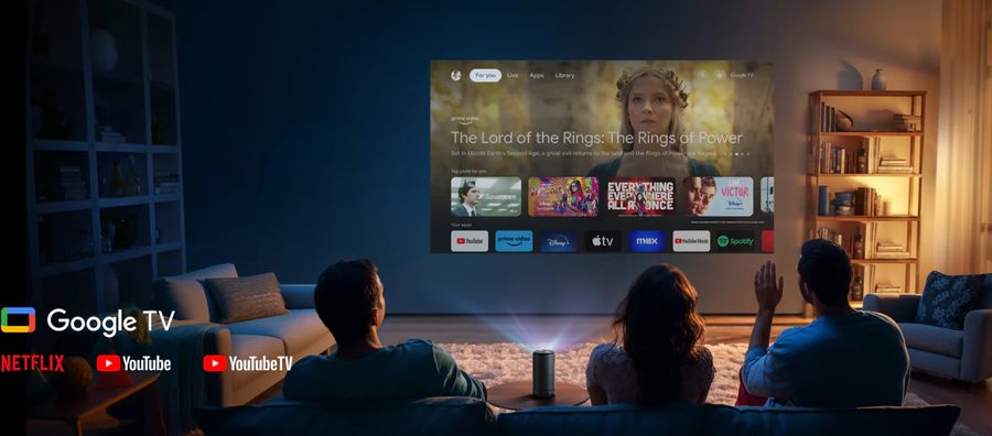 Nebula Capsule 3 : Google TV intégré