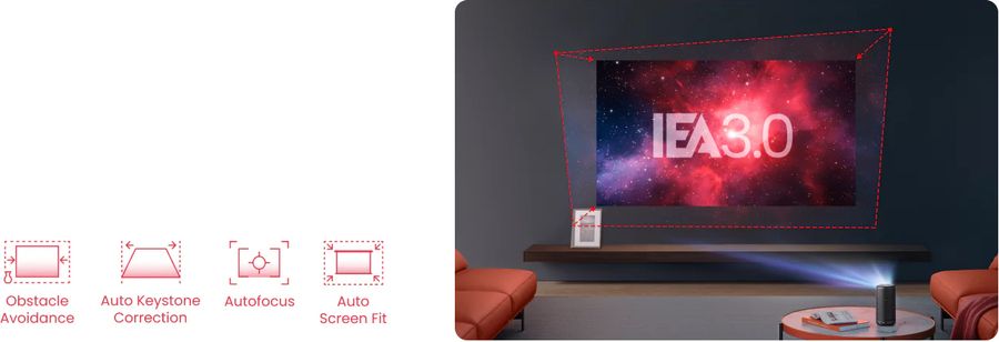  Nebula Capsule 3  : réglages automatiques de l'image