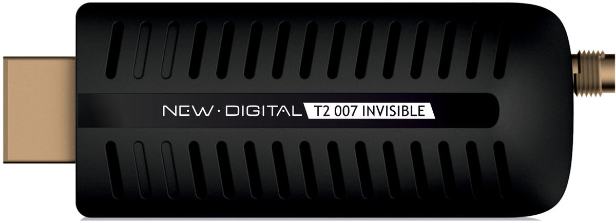 Décodeurs TNT/SAT New Digital T2-007 HD/UHD INVISIBLE