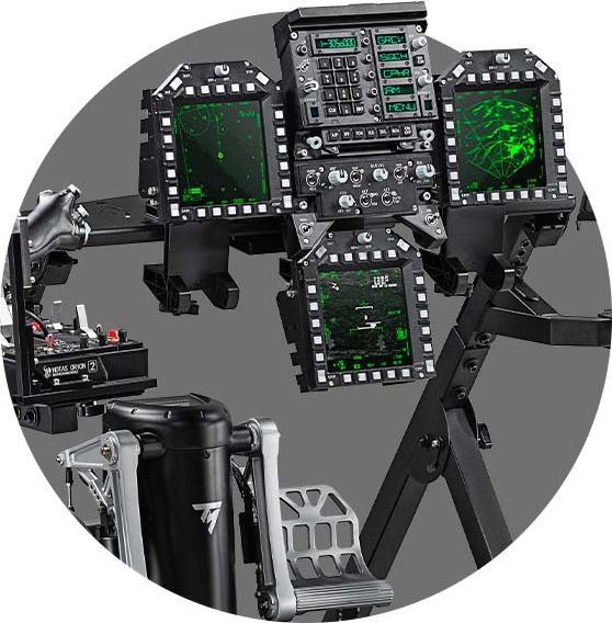 Le support pour simulateur de vol Next Level Racing Flight Stand Pro est robuste.