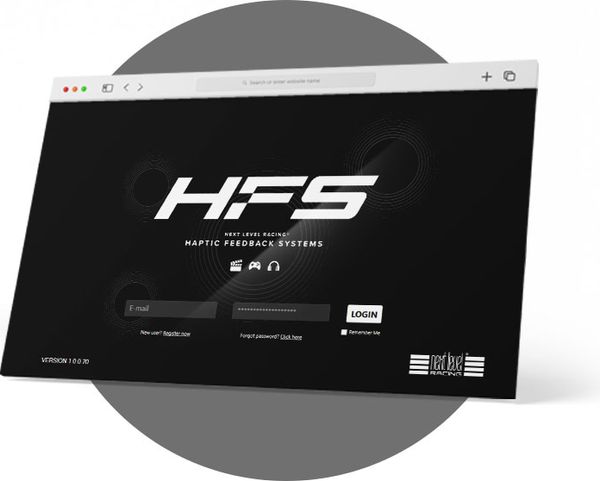 Le logiciel Next Level Racing HFS permet d'ajuster l'intensit&eacute; de chaque vibreur du tapis de retour haptique Next Level Racing HF8 Haptic Gaming Pad.