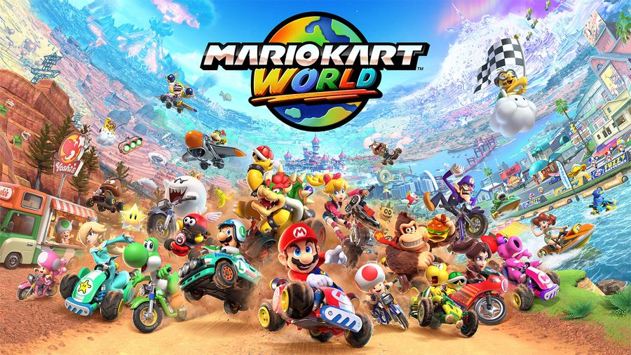 Explorez librement un monde ouvert grâce au mode Balade de Mario Kart World. Ce nouvel épisode autorise aussi des courses jusqu’à 24 joueurs en simultané.