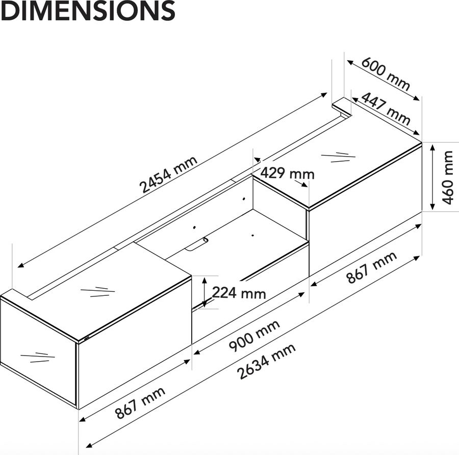 Schéma dimensions